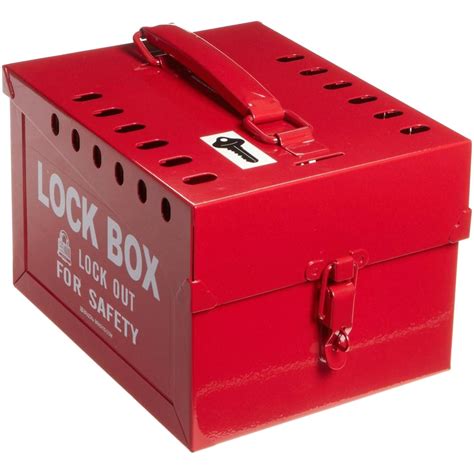 lockable metal security box|metal box with padlock hole.